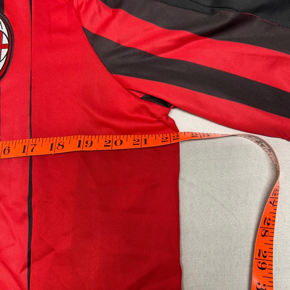 Adidas AC Milan 2008-2009 Home Jersey Bwin Red Black Mens 2XL ClimaCool - Picture 4 of 11